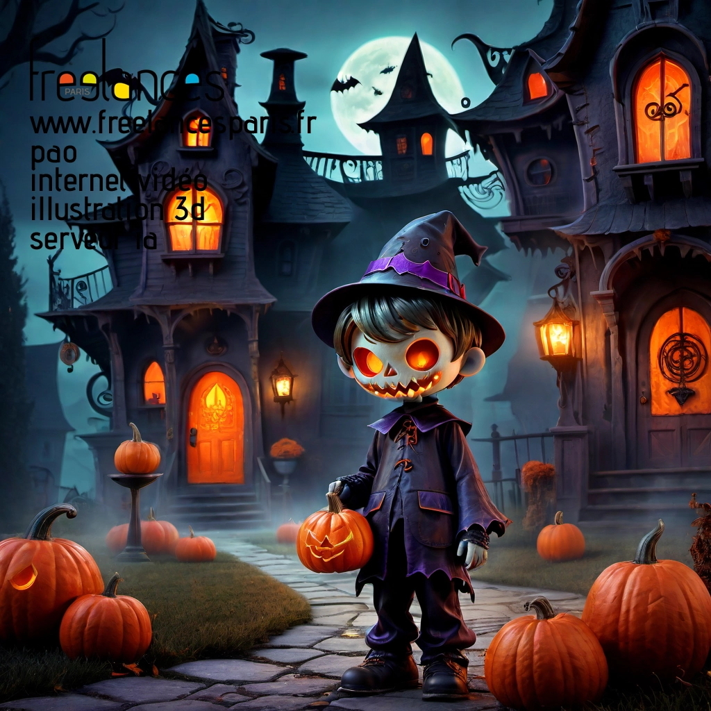 Pao mise en page internet vidéo illustration 3d serveur IA générative AI freelance paris studio de création magazines rj0lt7f0